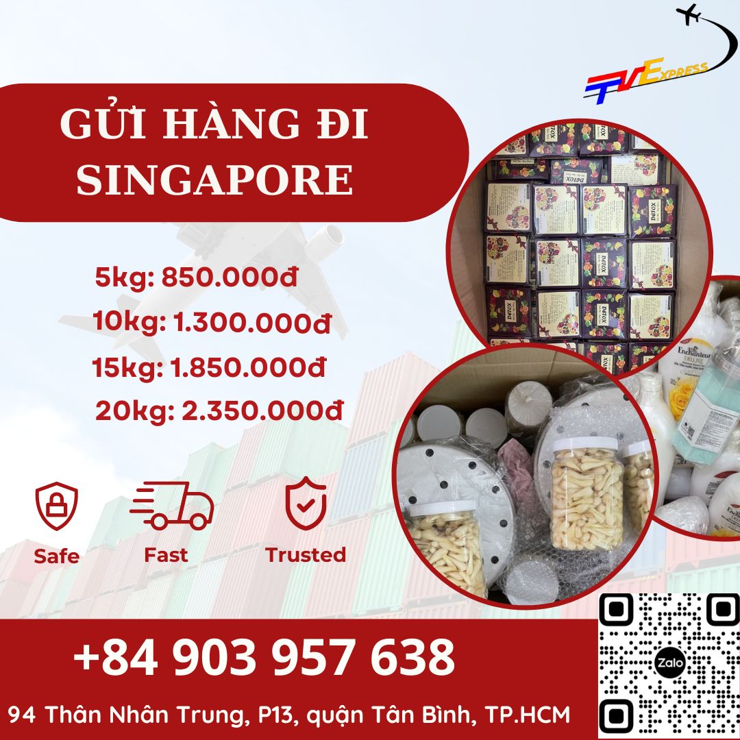 Gửi hàng đi Singapore - Tiến Việt Express